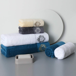 Custom Logo 34*74cm 50*100cm 70*140cm 100% Cotton Quick-Dry Solid Color Hotel & Home Use <b>Towel</b> <b>Set</b>-Wholesale Gift - Product Image 3