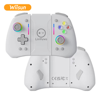 Joystick KS42 RGB Light sans fil à six axes Turbo Fonction Vibration Moteur Commutateur Joycon Console pour les joueurs de jeux