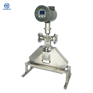 Pengukur Aliran Massa Coriolis Tipe Terintegrasi/Terpisah Digital Pemantauan Real-Time Pengukuran Kepadatan Air Gas Akurasi +/-0.2% - Product Image 1