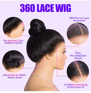 Peluca de Cabello Humano Virgen Brasileño Rizado Birmano HD con Encaje Frontal Completo Transparente para Mujeres Negras - Product Image 6