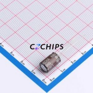 Condensador Electrolítico de Aluminio DHG400M106G120S1AA de Montaje Pasante, D8xL12mm 10uF 20% 400V 350mA-100kHz - Product Image 2