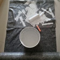 Rouleau de feutre de peintre en polyester recyclé non tissé, personnalisé, absorbant l'eau, anti-poussière, anti-rayures, protection de sol