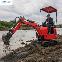 Mini-excavatrice YGZG à commande ergonomique par joystick pour travaux de terrassement précis et déplacement de matériaux industriels, petite pelle sur chenilles
