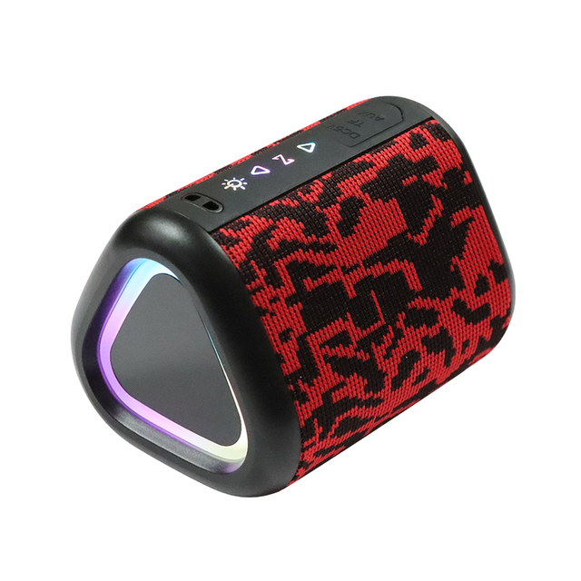 BT5.3 Wireless Speaker, Portable Speaker with Led Light, 24H Playtime, Enhanced Bass, IPX7 Waterproof, Outdoor Speaker for Gift