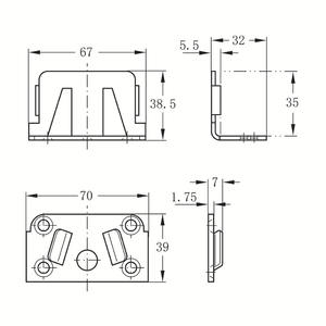 Connecteur d'angle <span class=keywords><strong>suspendu</strong></span> en bois <span class=keywords><strong>pour</strong></span> lit d'enfant, support en fer détachable, <span class=keywords><strong>fixation</strong></span> centrale <span class=keywords><strong>pour</strong></span> barrière <span class=keywords><strong>de</strong></span> lit, charnière <span class=keywords><strong>de</strong></span> lit - Product Image 4