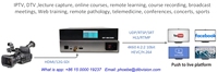 12G-SDI) 2.0 Eingang zu IP HEVC H.264 Encoder Live-Streaming-Übertragung