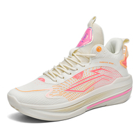 Chaussures de basketball montantes pour hommes et femmes, avec amorti et soutien dynamique de la cheville, pour le sport en intérieur et extérieur