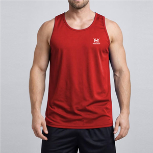 เสื้อกล้ามออกกำลังกายดีไซน์ใหม่สำหรับนักกีฬา สกรีนโลโก้ได้ ระบายอากาศได้ดี เหมาะสำหรับวิ่งและออกกำลังกาย ผลิตจากวัสดุคุณภาพดีที่สุด เสื้อกล้ามผู้ชายสำหรับออกกำลังกาย - Product Image 4