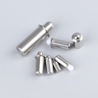 Piston à ressort en acier inoxydable 304, tête sphérique cylindrique, taille personnalisée, poli, traité thermiquement, Chine
