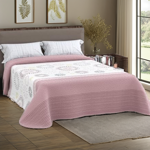 Couette imprimée respirante HMS HOMESECRET en microfibre douce à 100 %, motifs variés, tailles variées, très fine, été (Alma) - Product Image 4