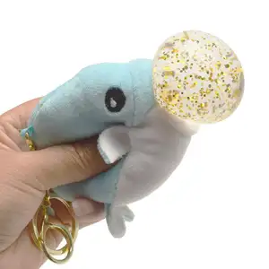 Best Selling Factory Customized Squishies Toys Animal Keychain Hanging Animal Stress Ball Plush Vent Ball Squeeze Ball Plush Toy
