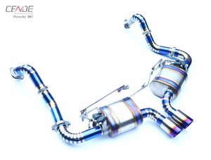 3.0T ท่อไอเสียสแตนเลส Catback สำหรับ Porsche Boxster และ Cayman <span class=keywords><strong>981</strong></span> - Product Image 6