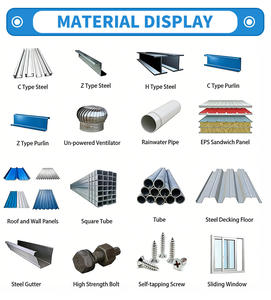 Yüksek Kaliteli Çelik Yapı Depoları, Prefabrik Evler ve Hafif Çelik Yapı Hafif Çelik Villalar Çelik Yapı - Product Image 2