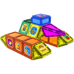 Magnetic <b>Blocks</b> Sets OEM Magnetic Building <b>Blocks</b> 86PCS Tank <b>Shape</b> Children's Educational Toy Assembly Set for Boys and Girls - Product Image 1
