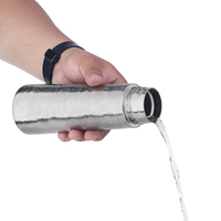 Tasse thermos en titane à double paroi Bouteille d'eau d'infusion Infuseur de thé Tumbler Tasse thermique isolée Filtre à café Flacon à vide 300ML