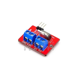 Bloque de construcción electrónico <span class=keywords><strong>MOSFET</strong></span>, módulo controlador de transistores de efecto de campo IRF520, compatible con <span class=keywords><strong>Arduino</strong></span> - Product Image 2