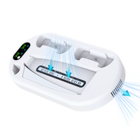 Station de charge et de refroidissement pour PS5, matériau ABS, support de charge pour manette de jeu, support multifonctionnel, intelligent et efficace