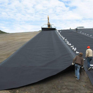 HDPE Geomembrane Waterproof Liner For <strong>Fish</strong> Farms <strong>Fish</strong> <strong>Ponds</strong> Reservoirs Dams Landfills-Modern 1mm Outdoor Eco-Friendly Recyclable - Product Image 3