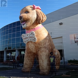 Modelo <span class=keywords><strong>de</strong></span> Perro Caniche Dorado Inflable Gigante Realista para Negocios <span class=keywords><strong>de</strong></span> Mascotas/Granjas/Cosechas/Festivales <span class=keywords><strong>de</strong></span> Otoño/Mercadotecnia - Product Image 2