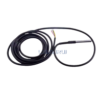 LEIXINRUI Original Sensor Suhu DS18b20 Tahan Air dengan Kemasan Baja Tahan Karat 18B20 1M 2M 5M DS18B20