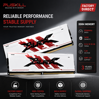 Memoria RAM PUSKILL DDR4 de 8GB RGB para PC de Escritorio, UDIMM 3200MHz, 288 Pines, 1.2V, Módulo de Memoria para Juegos con Efecto de Barra de Luz Colorida
