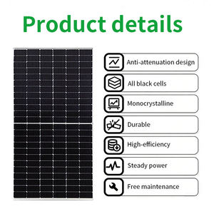 Mini Paneles Solares Monocristalinos de 18V 20W, Paneles Solares de Silicio Monocristalino a Precio Competitivo para Camping - Product Image 1