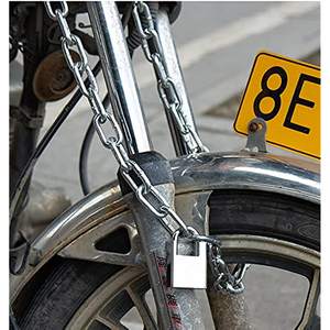 Candado de <span class=keywords><strong>cadena</strong></span> de bicicleta, no se puede cortar con cortadores de pernos o herramientas de mano, <span class=keywords><strong>cadena</strong></span> de seguridad Premium endurecida para motocicletas y bicicletas - Product Image 6