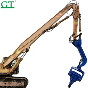 Pile 18-65T Excavator Mounted Hydraulic Vibro Pile Hammer Vibratory Sheet Pile Driver Excavator Hammers