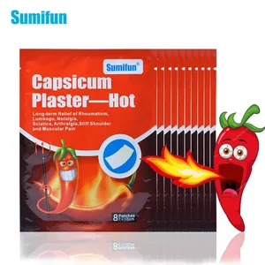 Hot Pepper Capsicum Plaster Pain Relief Plaster Back Neck Shoulder Chinese Herbal Medical Joint Arthritis Patch