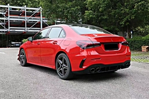 Kit de conversion A45 <span class=keywords><strong>AMG</strong></span> pour Mercedes-Benz Classe A W177 Berline, kit de pare-chocs facelift W177 vers A45 <span class=keywords><strong>AMG</strong></span>, sans découpe - Product Image 5