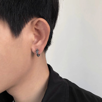 Anting Logam Bunga Mawar-Desain Retro Ramah Lingkungan yang Modis, Aksesori Unik Sederhana untuk Pria & Wanita