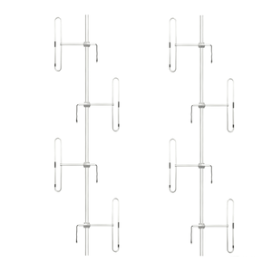 Antenne omnidirectionnelle 4 dipôles à gain élevé 400-470 MHz, antenne Yagi directionnelle UHF pour station de base, répartiteur de puissance de communication en aluminium à 4 baies - Product Image 3