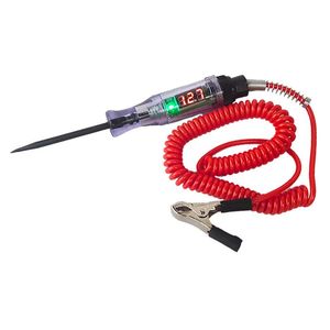 Universal-Spannungsmester für Pkw/Lkw mit 6 V/12 V/24 V DC-Digitalanzeige und langem Sondenstift für Glühbirne- und Schaltungstests - Product Image 1