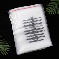 Emballage en plastique transparent avec logo imprimé personnalisé sac OPP sacs cellophane transparents auto-adhésifs pour biscuits, bonbons et bonbons avec adhésif