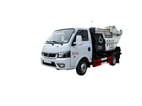 Camion compacteur de déchets autochargeur Dongfeng 3CBM 4x2 manuel, étanche, mini véhicule de collecte des déchets scellé