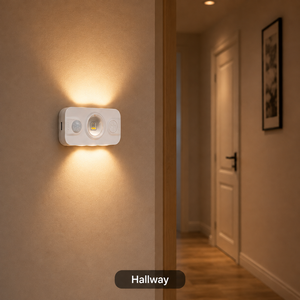Smart PIR <b>Motion</b> <b>Sensor</b> <b>LED</b> Night <b>Light</b> Rechargeable Magnetic Wall Lamp with RGB Cat Eye <b>Light</b> and Type-C Charging - Product Image 5