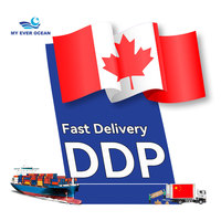 Ever Ocean Ddp Fast Duty Paid Freight Forwarder Agente de servicios logísticos China Sea Shipping-Agent-In-China EE. UU. Envío a Canadá