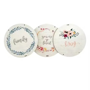 Etiquetas de madera para decoración navideña, redondas, de color madera natural, para manualidades pintadas a mano, proyectos de arte para niños. - Product Image 3