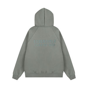 Nueva chaqueta de punto con capucha FOG, informal, holgada, con letras, de marca de moda, para hombre y mujer. - Product Image 2