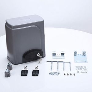 Kit d'ouverture automatique de <span class=keywords><strong>portail</strong></span> <span class=keywords><strong>coulissant</strong></span> 600 kg, moteur de <span class=keywords><strong>portail</strong></span> électrique AC 220V/110V <span class=keywords><strong>avec</strong></span> crémaillère de 4 m, télécommande et application intelligente pour villa et garage - Product Image 6