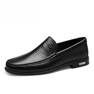 Chaussures décontractées pour hommes, nouvelles chaussures en cuir pour marié, respirantes, à lacets, bout rond, toutes saisons, en cuir de vache véritable - Product Image 3