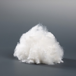 <span class=keywords><strong>Fibre</strong></span> discontinue creuse conjuguée 25D 100 % <span class=keywords><strong>polyester</strong></span>, régénérée, ignifuge, antistatique, anti-déformation, siliconée, solide - Product Image 2
