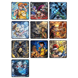 Nouvel aimant de réfrigérateur 3D en relief <span class=keywords><strong>Pokémon</strong></span> de haute qualité YQ, 151 aimants acryliques <span class=keywords><strong>Pokémon</strong></span>, boîte mystère, jouets populaires pour la diffusion en direct, cadeau - Product Image 6