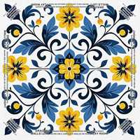 Tapis de Mahjong Américain Classique de Luxe à Motif Caleidoscope - Réduction du Bruit, Double Face, en Caoutchouc Carré, Pliable et Portable