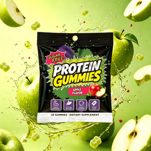 Gummies protéinés sans sucre Amaz OEM Private Label, gommes à mâcher riches en protéines <span class=keywords><strong>pour</strong></span> la récupération musculaire, soutien énergétique, halal, GMP - Product Image 1