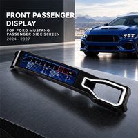 Écran d'affichage passager Foforfor pour Ford Mustang 2024-2027, écran de divertissement copilote sans fil CarPlay HD à commande tactile