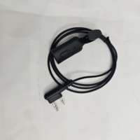 Écouteurs numériques à réduction de bruit AI, prise de type K, compatibles avec QS-K5, TH-UV8000D et autres talkies-walkies