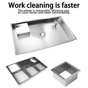 طاولة تشغيل مخصصة من الفولاذ المقاوم للصدأ على الطراز الصيني الجديد من Lanxin ، طاولة تشغيل تجارية - Product Image 4