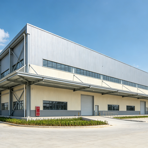 Edificio de Estructura de Acero Prefabricado Directo de Fábrica, Almacén Metálico Antisísmico Duradero para Almacenamiento Industrial - Product Image 1