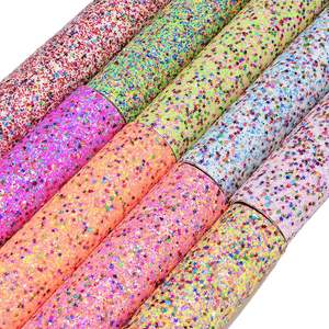 Muestra Gratuita de Lentejuelas de Estrellas Multicolores Impermeables, Brillantes, de PU Resistente a la Abrasión, para Accesorios de Cabello Hechos a Mano - Product Image 3